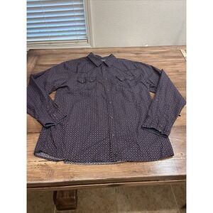 Moonshine Spirit Shacket Men's XLSouthwestern  Pearl Snap Shirt Jacket